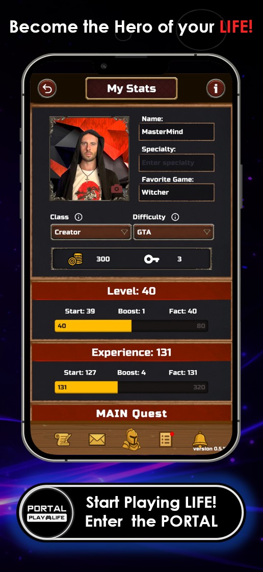 PORTAL — play life like an RPG hero